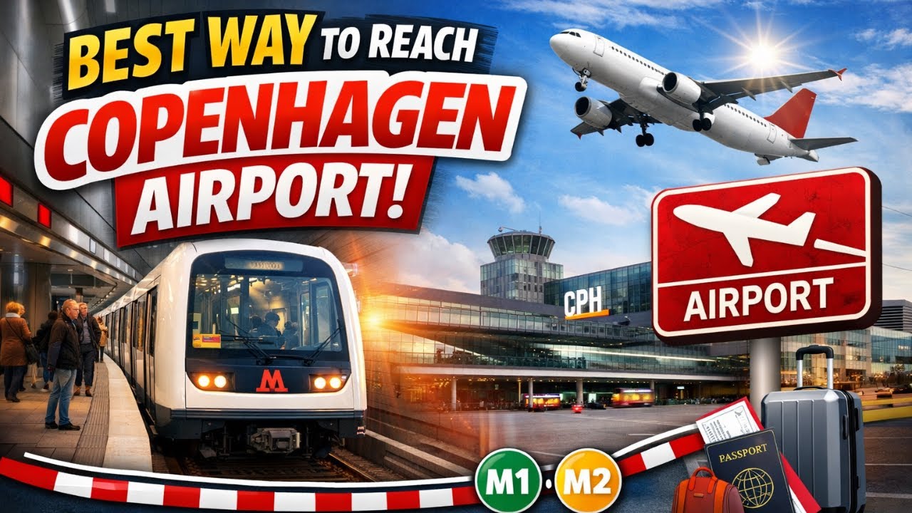 Best Option to Reach Copenhagen Airport Using Metro | Copenhagen Metro to Airport Guide