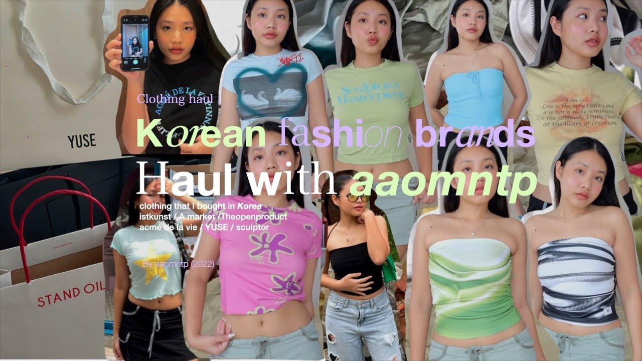 Korean fashion brands Haul | เห่อเสื้อผ้าจากเกาหลี มีแต่ตัวเด็ดๆ บอกพิกัดทุกตัว