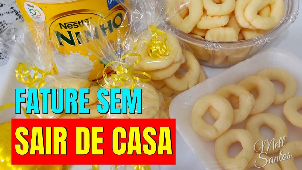 MELHOR QUE DA PADARIA! TEM LEITE CONDENSADO EM CASA? FAÇA SEQUILHOS E VENDA