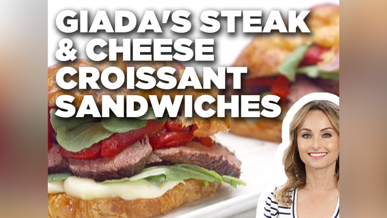 Giada De Laurentiis' Parisian Steak and Cheese Croissant Sandwiches | Giada At Home | Food Network