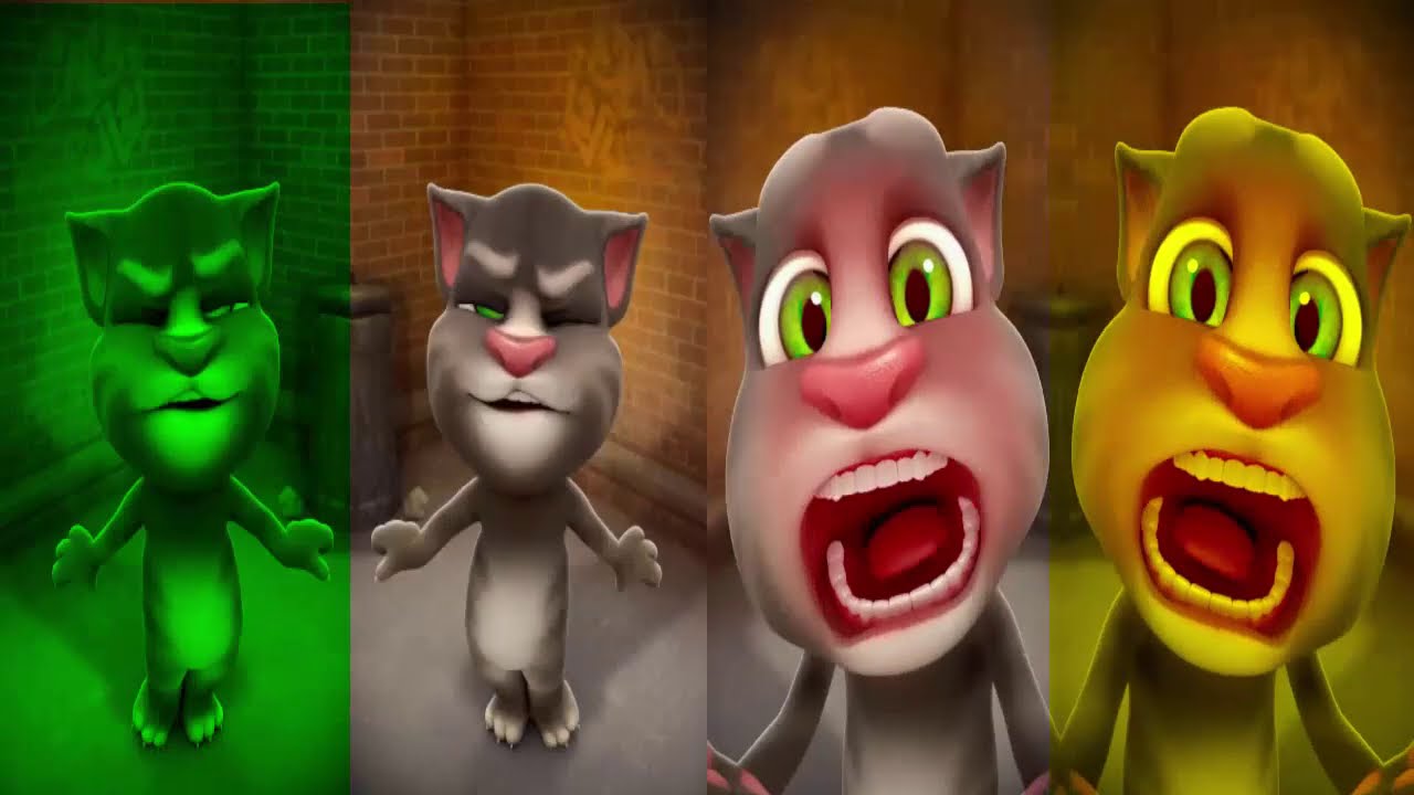 My Talking Tom -- Funny Movement Colors -- Gameplay Mobile Part 8