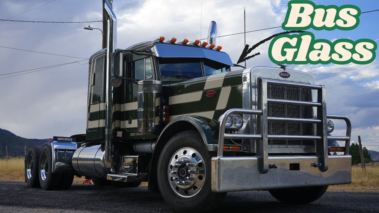 Peterbilt 379 получает новые автобусные стекла!!