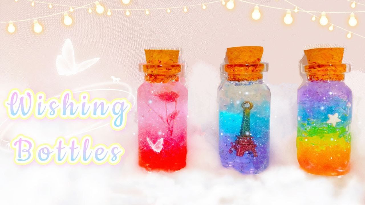 DIY Wishing Bottles | Easy miniature bottle idea with water beads | Best gift idea | Handmade gift |