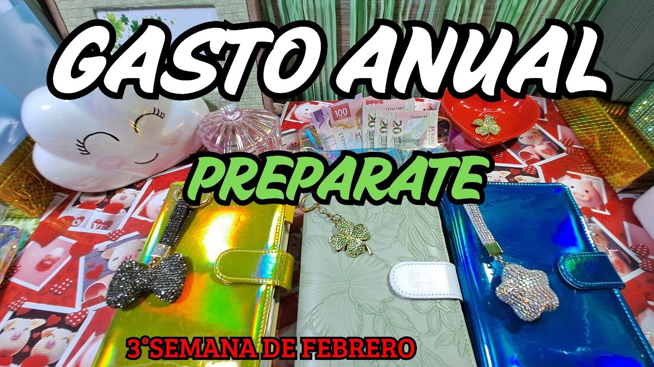 ✔️RELLENO DE SOBRES DE GASTOS ANUALES, FESTIVIDADES Y CUMPLEAÑOS 🎂 