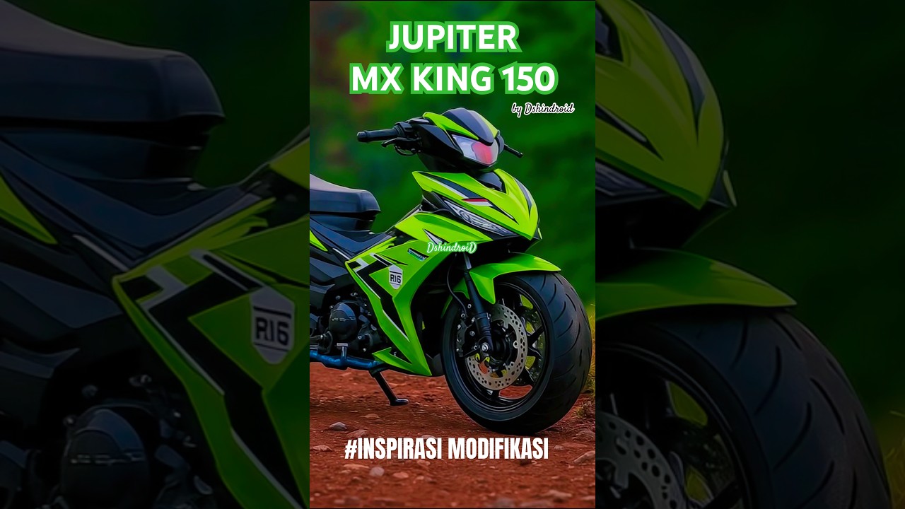 Jupiter Mx King 150 Modifikasi ala Lime Green #mxking #exciter #yamaha #fypage #viralvideo #modified