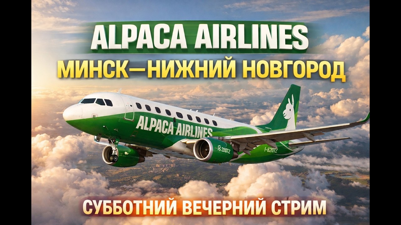 [Alpaca Airlines] [Минск-Нижний Новгород] [Розыгрыш Экипаж 5.0]  [A320]  [VATSIM]