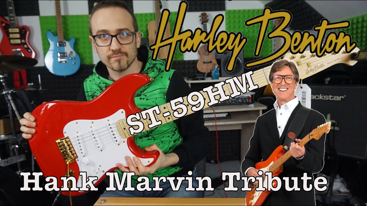 Harley Benton ST-59HM Fiesta Red  - Hank Mervin Tribute Series z korpusem z OLCHY!!!