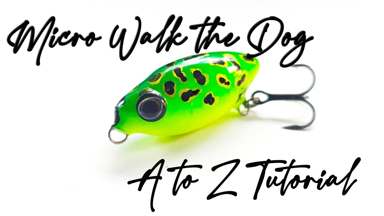 Lure Making Tutorial. Micro Walk the Dog Balsa Bait