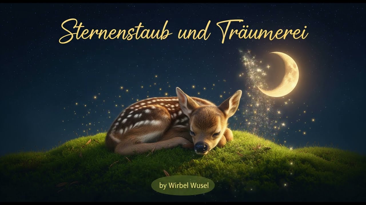 Ein Lied so sanft wie Sternenstaub 🌙 Wunderschönes Kinderlied zum Einschlafen