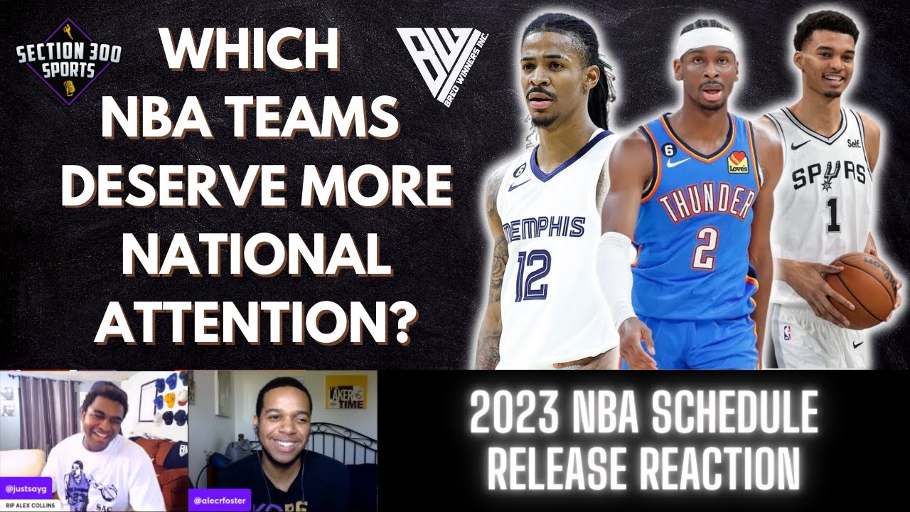 WHICH NBA TEAMS DESERVE MORE (OR LESS) NATIONAL ATTENTION? | 2023 NBA SCHEDULE RELEASE DISCUSSION