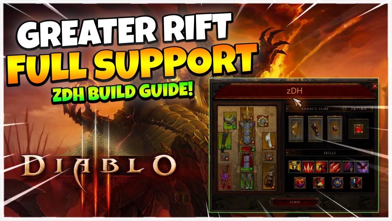 Diablo 3 FULL SUPPORT zDH Build Guide Season 28!