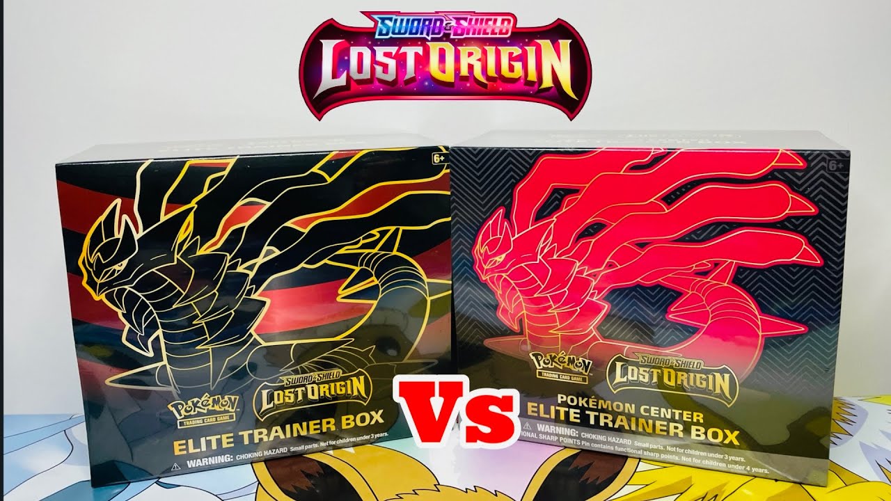 Retail ETB vs Pokemon Center ETB! | Opening Pokemon Lost Origin Elite Trainer Boxes!