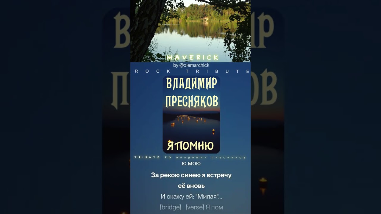 Владимир Пресняков - Я помню... (O.G. ROCK TRIBUTE)