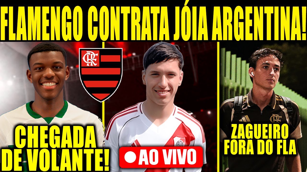 FLAMENGO CONTRATA JÓIA ARGENTINA! MENGO NEGOCIA CHEGADA DE VOLANTE DO CORITIBA! ZAGUEIRO FORA DO FLA