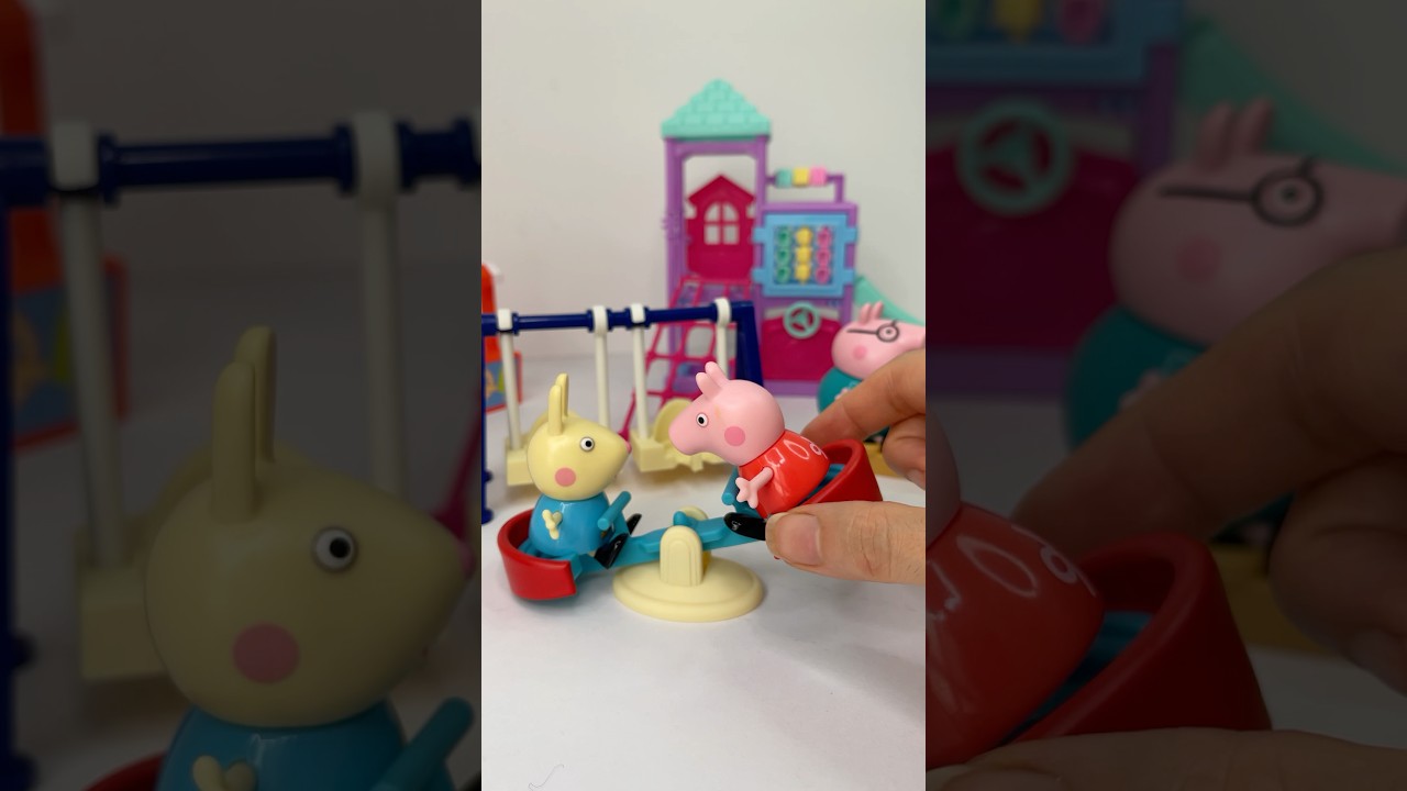 Satisfying with Unboxing Peppa Pig Playground ASMR Video 💥