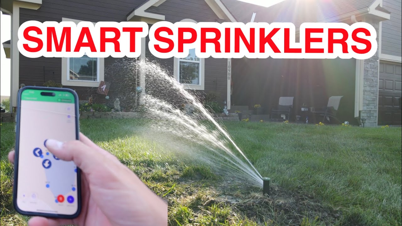 Installing Irrigreen Sprinkler System! Smart Sprinkler Heads Are The Future! #irrigreen