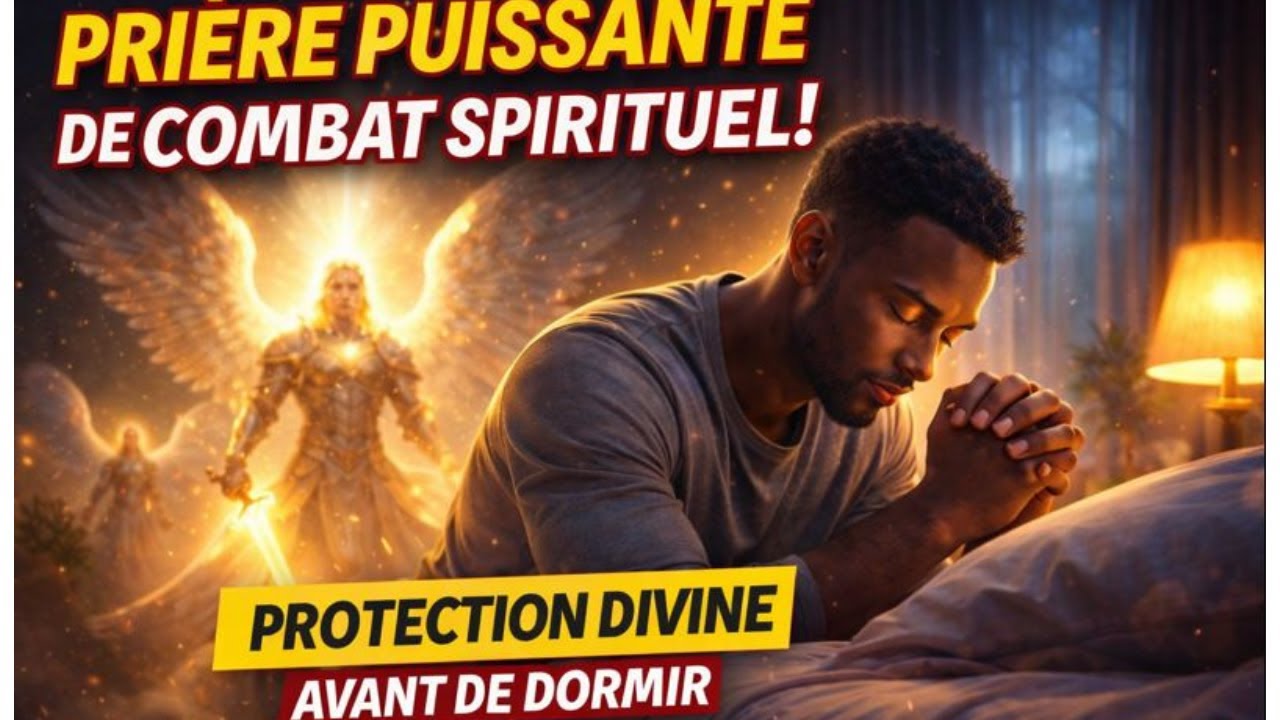 LAISSE-JOUER DIEU 🙏 | Prière PUISSANTE de Combat Spirituel Avant de Dormir | Protection Divine