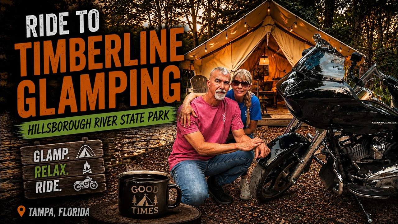 Motorcycle GLAMPING! - Hillsborough River State Park