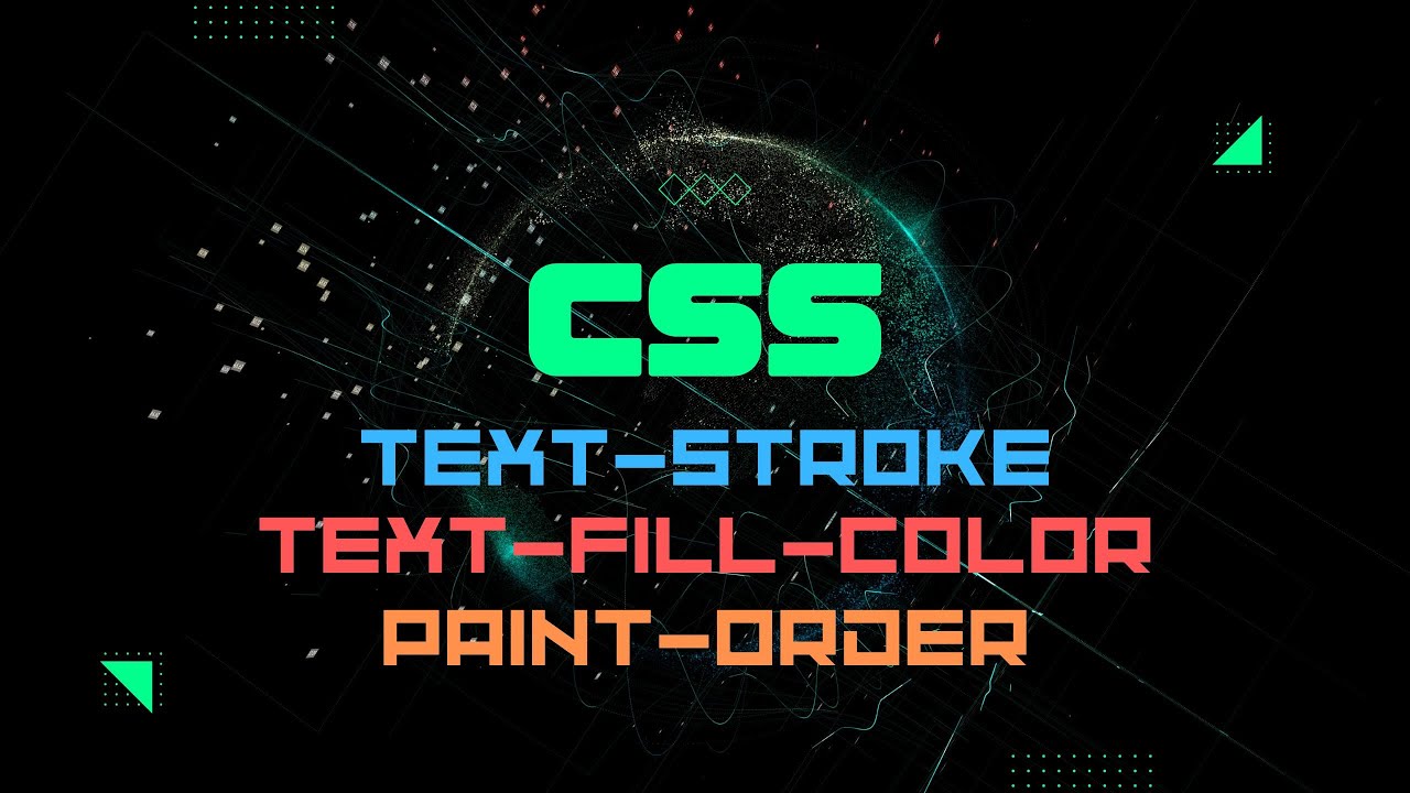 -webkit-text-stroke, -webkit-text-fill-color и paint-order их роль в CSS и SVG. Нужны ли они нам?