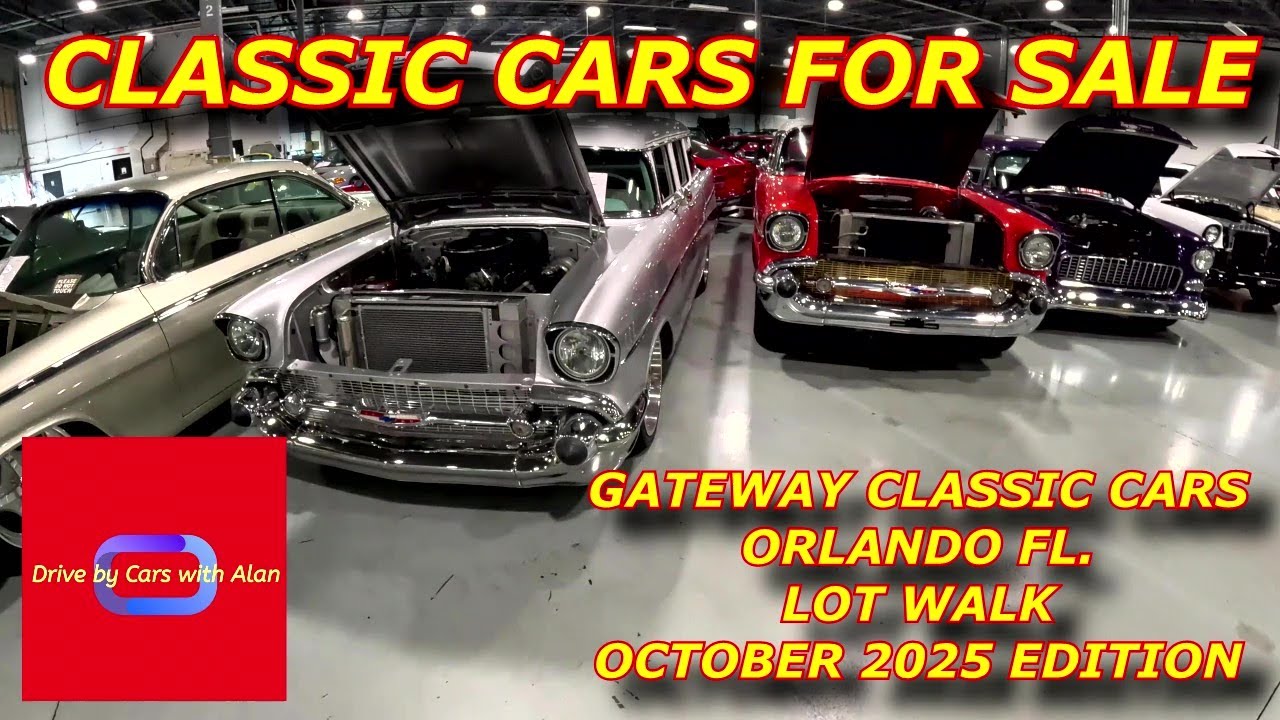 CLASSIC CARS FOR SALE ORLANDO GATEWAY CLASSIC CARS OCTOBER 2025 LOT WALK