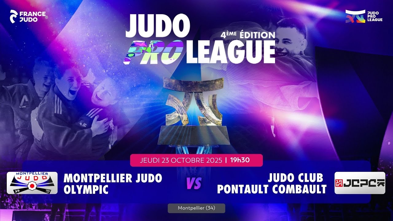 Montpellier Judo vs Judo Club Pontault Combault | Eliminatoires Judo Pro League 2025-2026 - Saison 4