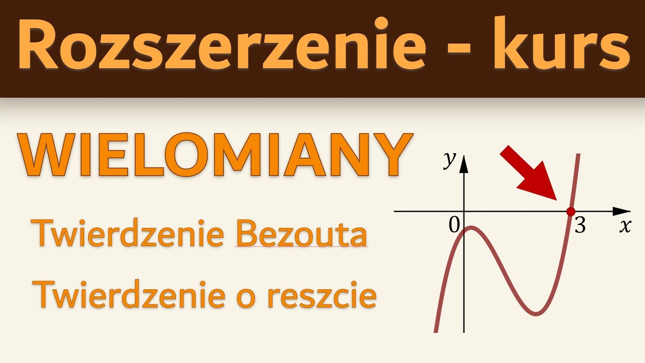 Wielomiany - Twierdzenie B&eacute;zouta i Twierdzenie o reszcie - poziom rozszerzony