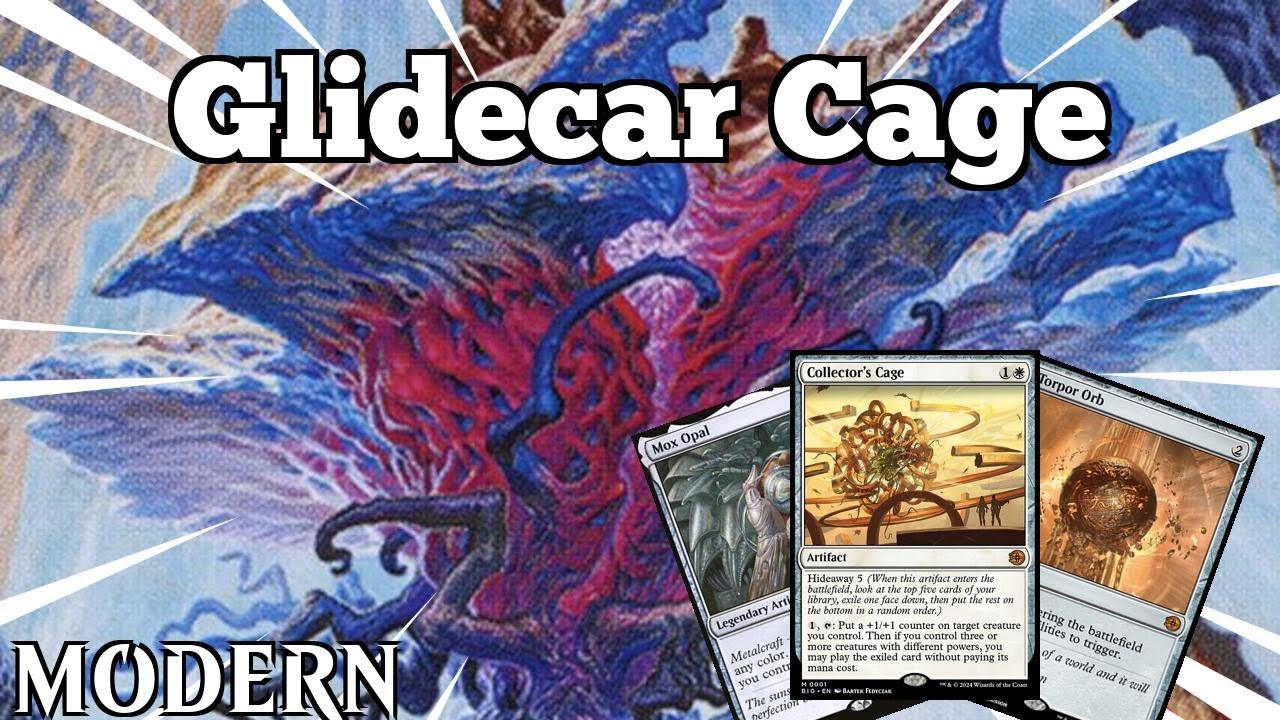 Gliding to Victory w/ DFT Collector's Cage?! | Glidecar Cage | Modern | MTGO