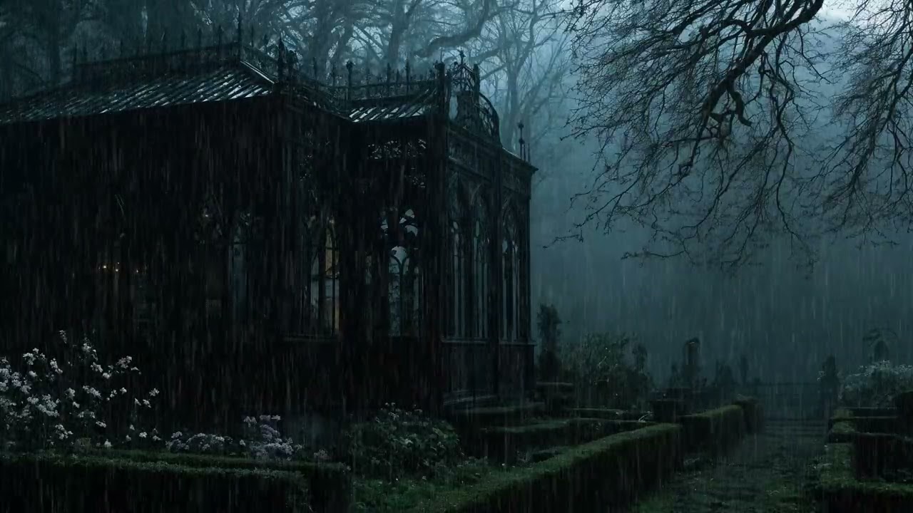 Morning Rain in the Misty Royal Gardens 🌧️ Fresh & Peaceful First Rain Sounds