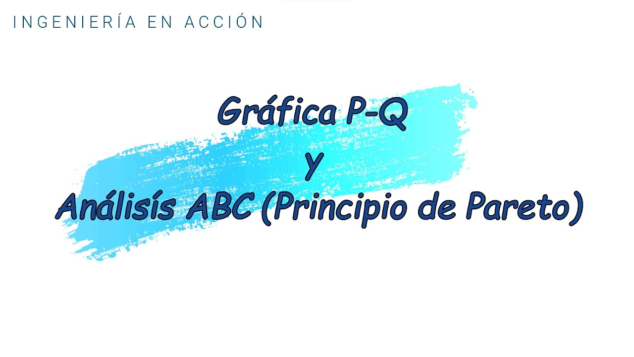 Gráfica P-Q y Análisis ABC (Principio de Pareto) - Básico