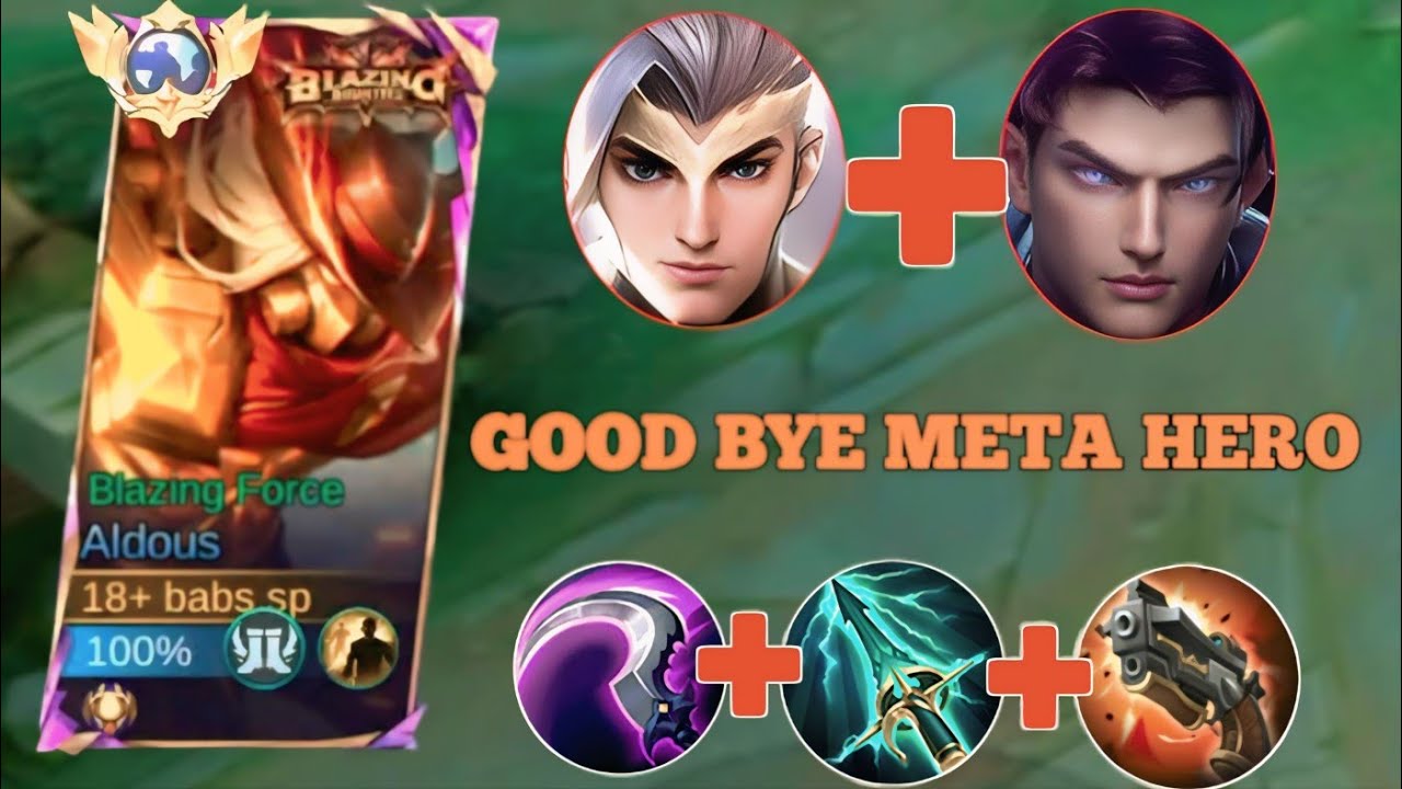 New exp land Aldous build is broken!say bye to meta heroes