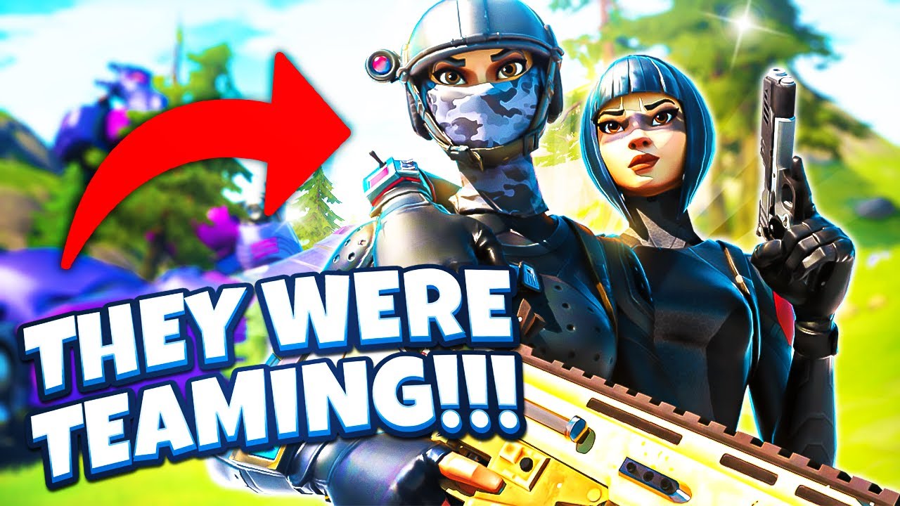 I caught them TEAMING in Solo Arena?!