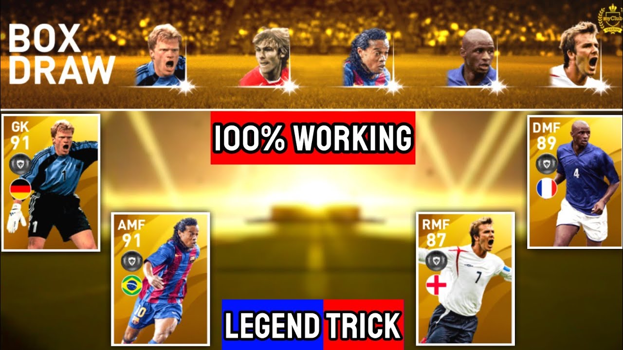 FREE LEGEND TRICK &bull; LEGEND BLACKBALL TRICK IN LEGEND WORLDWIDE BOXDRAW PES 2020 MOBILE