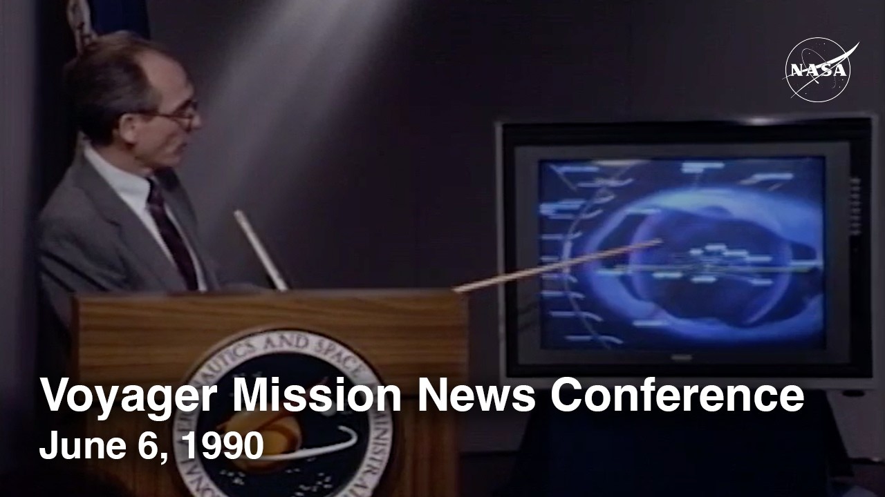 Vintage NASA: Voyager’s 1990 ‘Family Portrait’ News Conference