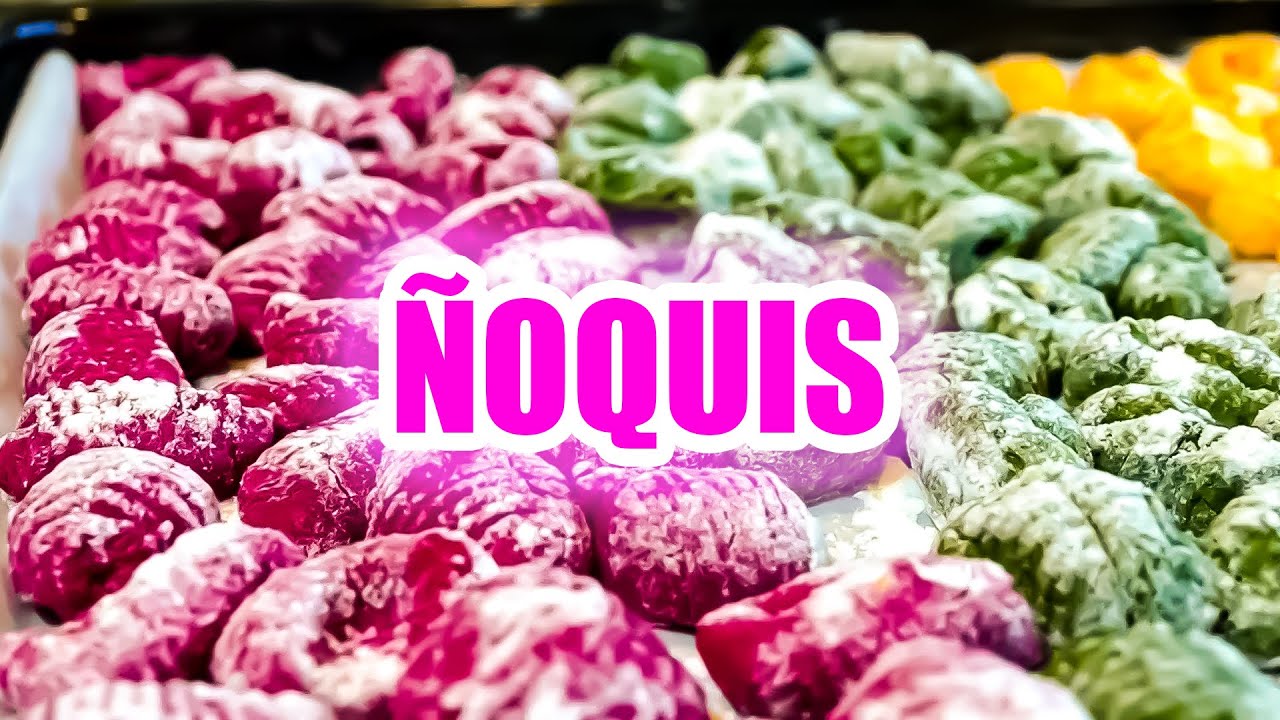 GNOCCHIS DE COLORES (ñoquis)