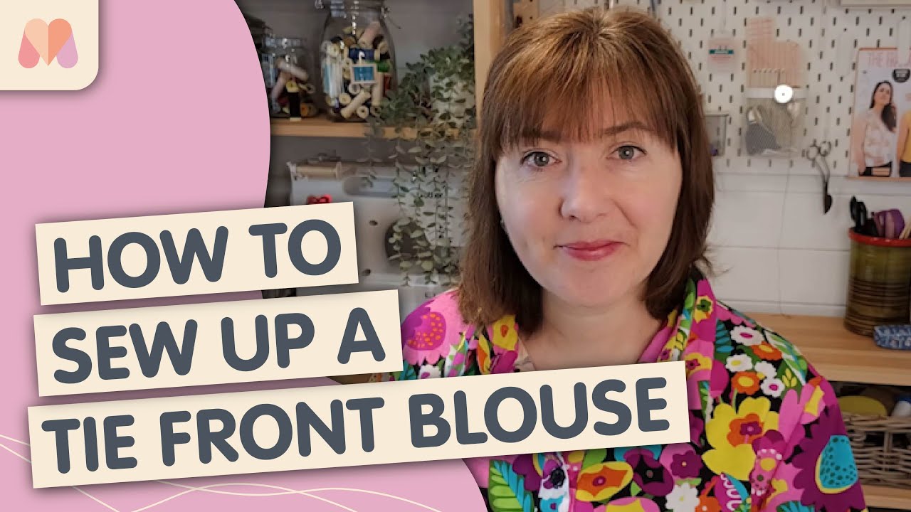 How to Make a Tie Front Blouse from an Existing Pattern