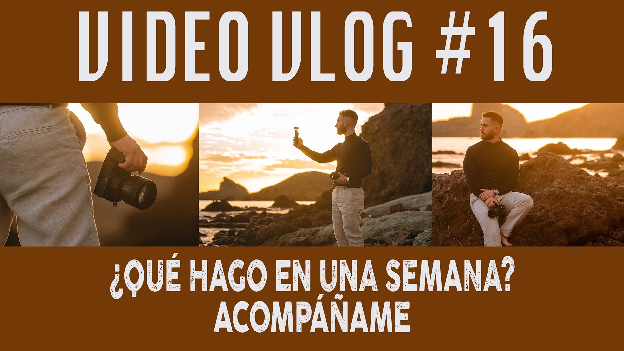 Vídeo Vlog #16 - ¿Qué hago en una semana? Acompáñame para verlo - Álvaro Cañadas