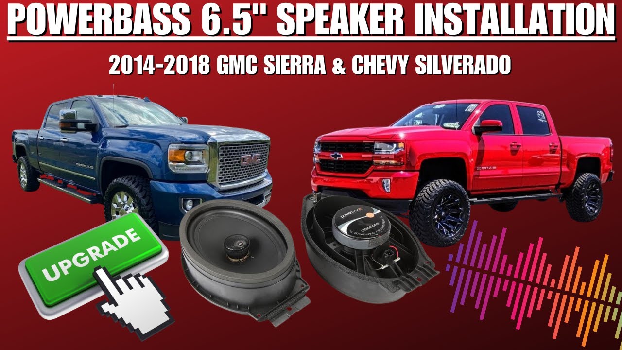 2014-2018 GMC Sierra & Chevy Silverado: Tweeter and 6