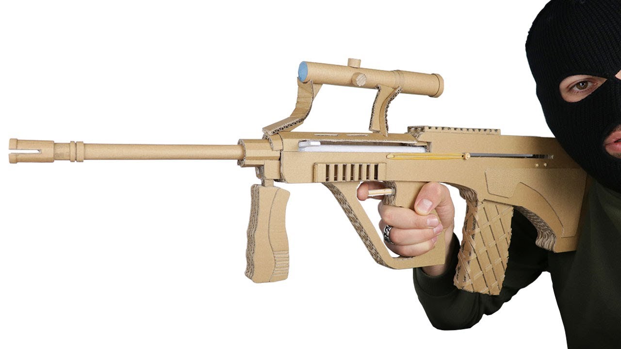 How To Make Cardboard AUG CSGO - Hydraulic System