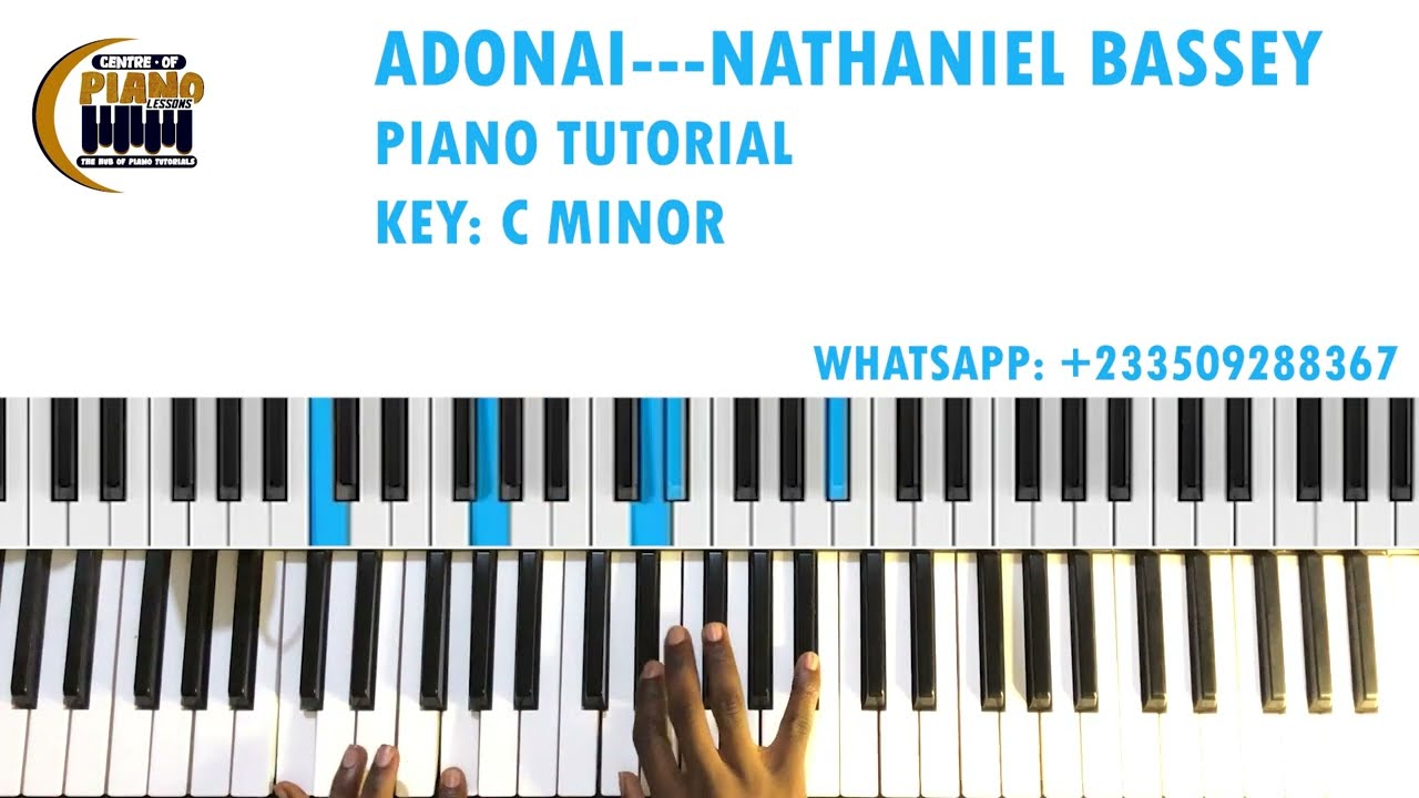 “Adonai”— Nathaniel Bassey Piano Tutorial [Intermediate to Advanced]