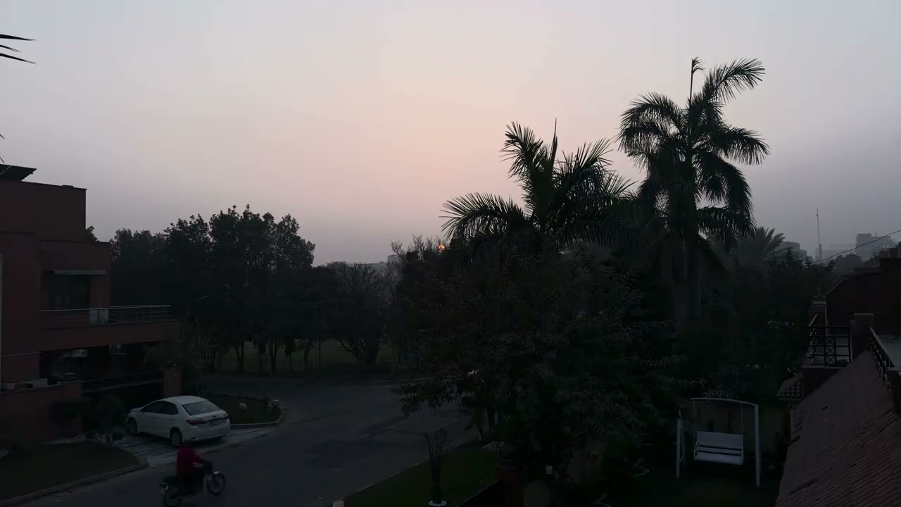 Sunset in Lahore Timelapse Mutimo Video