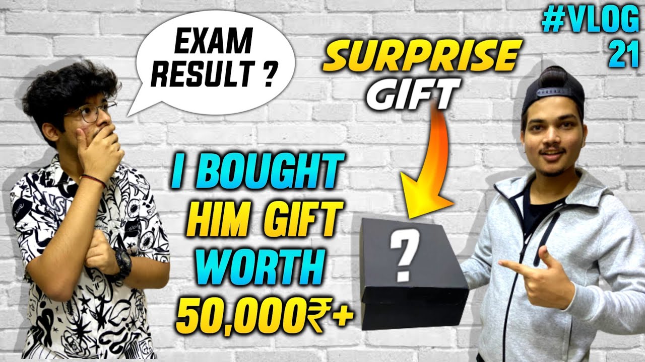 I BOUGHT HIM ₹50000 SNEAKERS || HIS REACTION - TWO SIDE GAMERS VLOG 21
