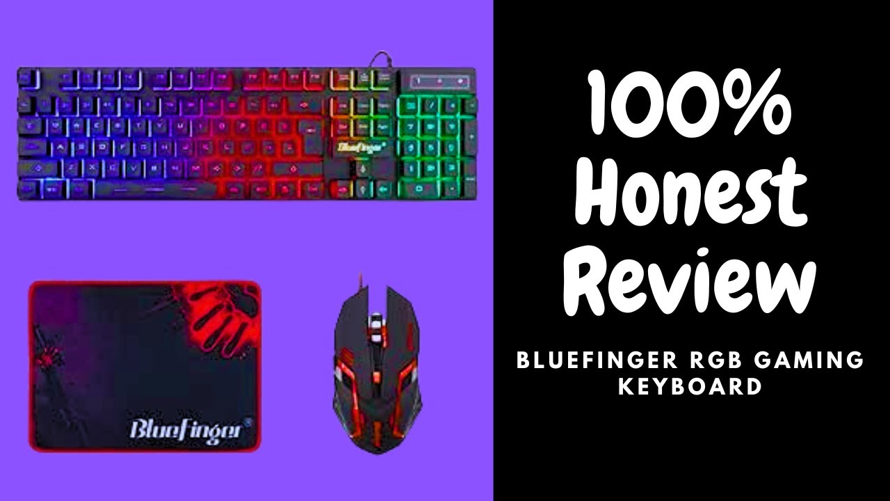 100% Honest Review: Budget Friendly BlueFinger RGB Keyboard and Mouse