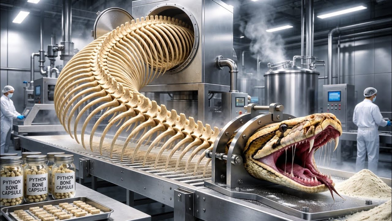 Inside the Modern Snake Skeleton Factory: From Bones to Longevity Capsulesa