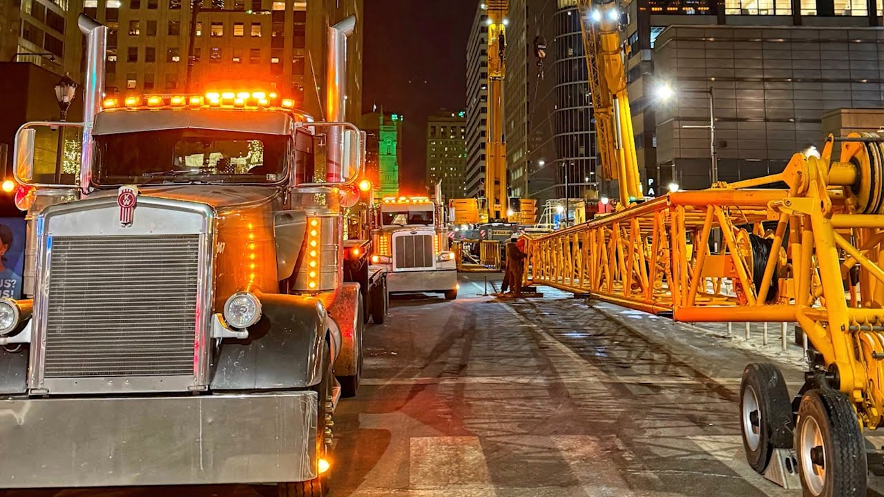 What Its Like Building A Big Crane In Center City Philadelphia!