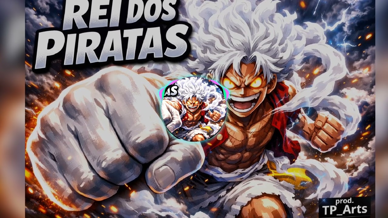 Rei dos Piratas | Rap do Monkey D. Luffy (Gear Fifth) - Trap Anime
