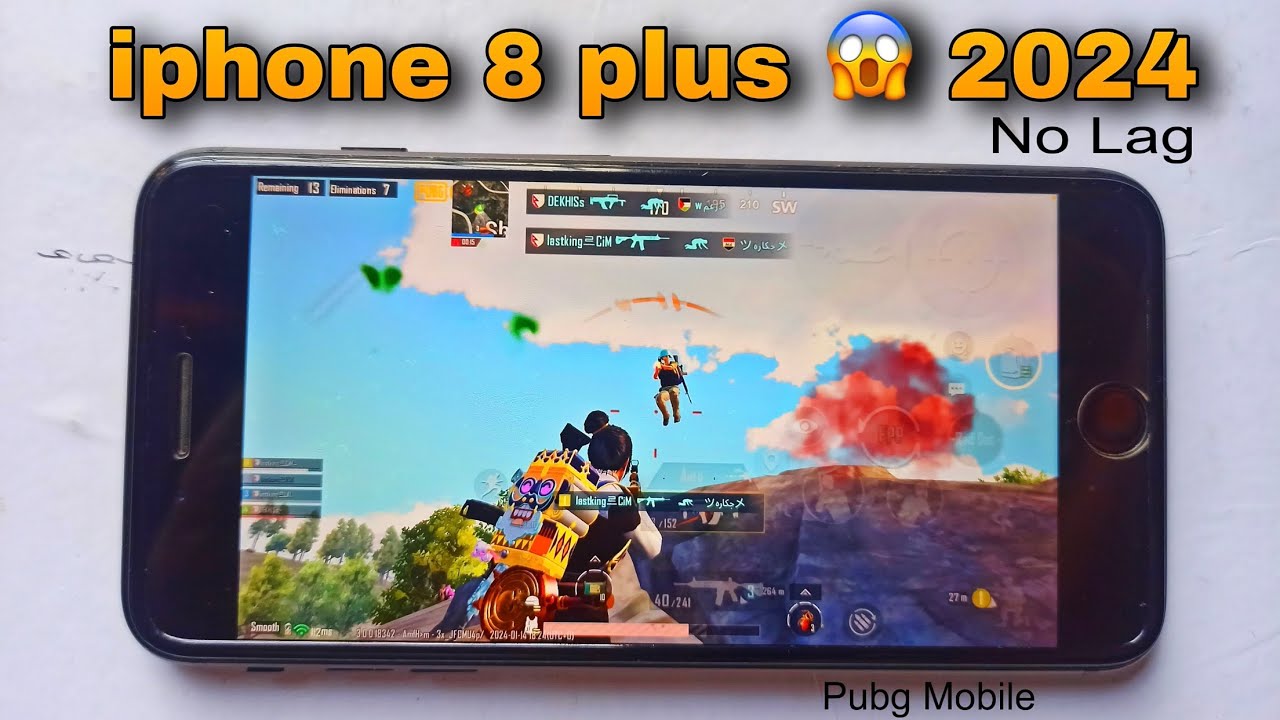 iphone 8 plus Performance 2024😍pubg mobile Rush Gameplay