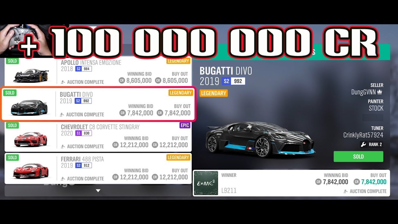 How to get money easy | 100M CR in Forza Horizon 4