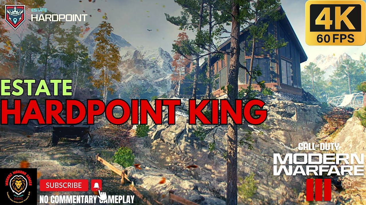 ESTATE MAP- HARDPOINT KING - Call of Duty Modern Warfare 3 2023 beta gameplay ( cod mw3) #cod