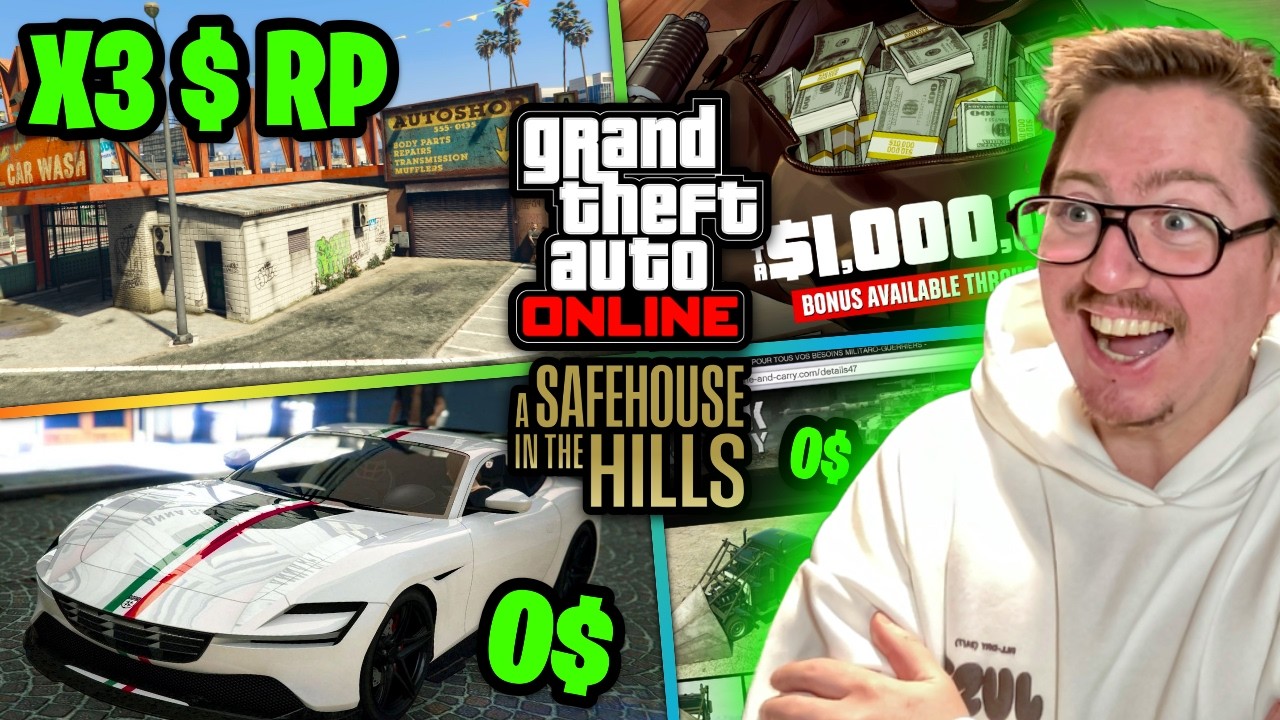 BUSINESS X3, 1.500.000 $ OFFERT, PROMO DU 26/03 GTA5 ONLINE !!