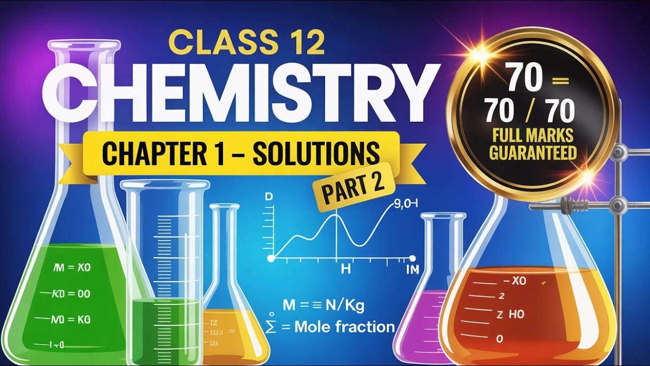 Class 12 Chemistry Chapter 1 Solutions Part 2 | Most Important Questions | CBSE & HBSE